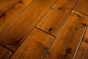 wood floor vs. laminate floor